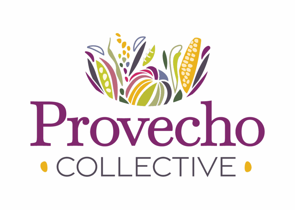 Provecho Collective logo vertical