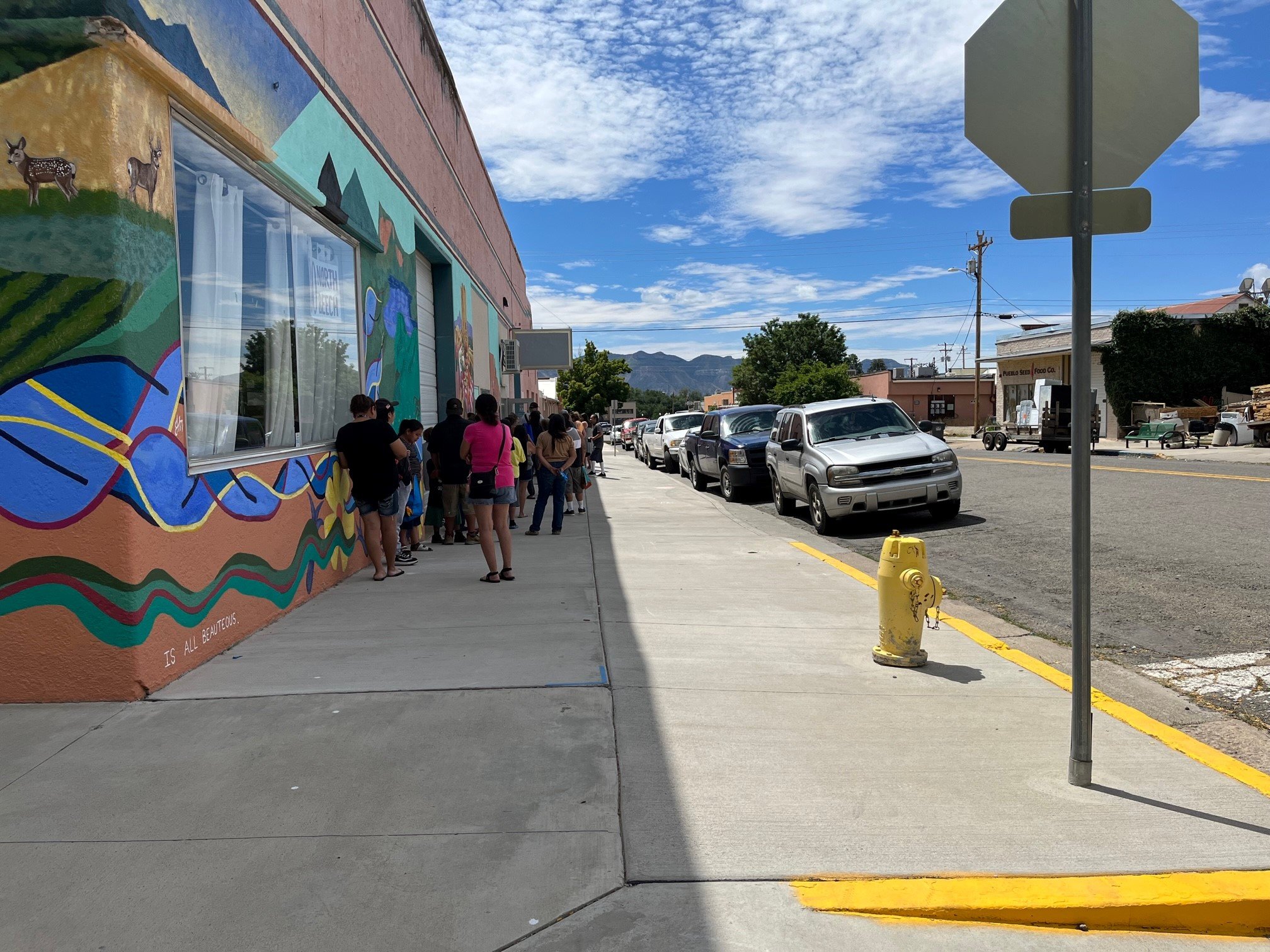   They hosted a joint food distribution in Cortez on August 10, 2023.  