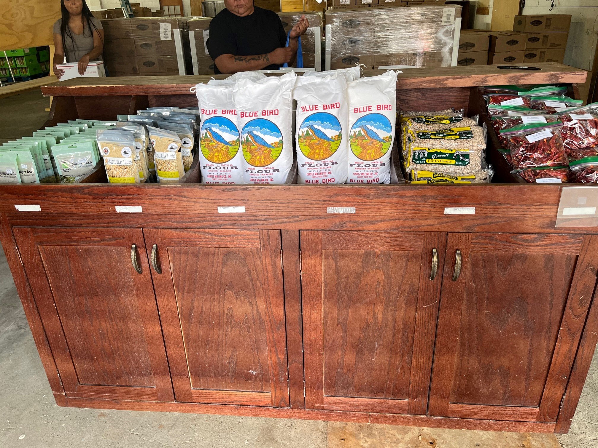   They partner to provide traditional Navajo food options to families and individuals in their areas.  