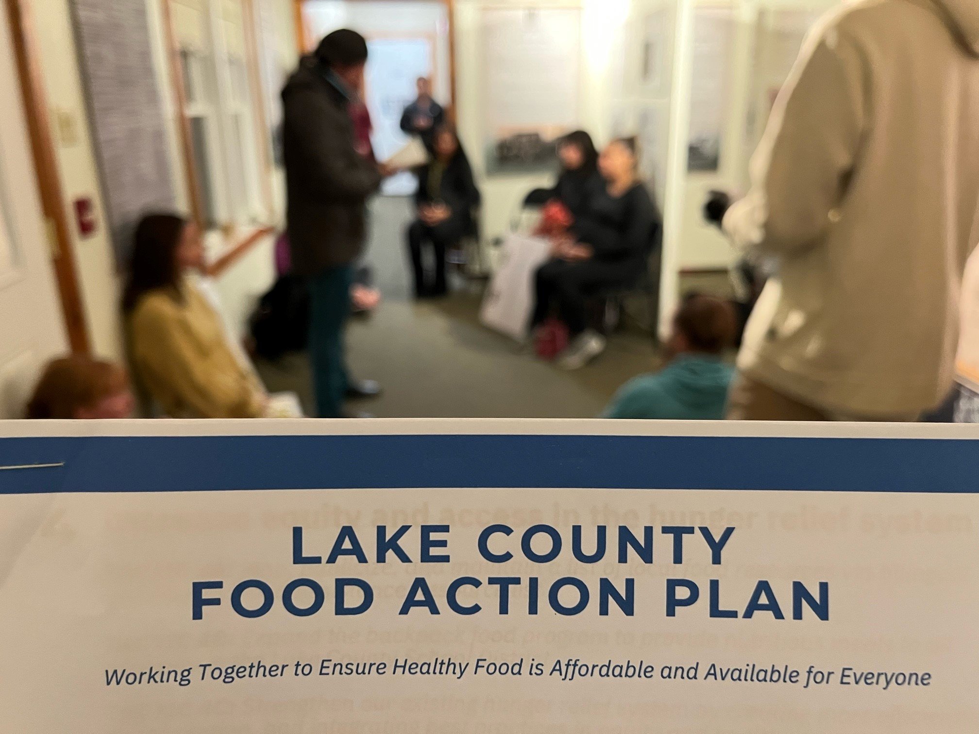   El Plan de Acción Alimentaria del Condado de Lake — fue presentado durante el evento del 17 de septiembre.  